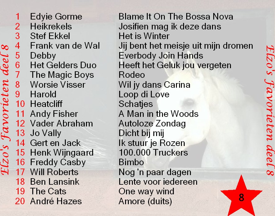 Elzos Favorieten  Deel 08 : Back